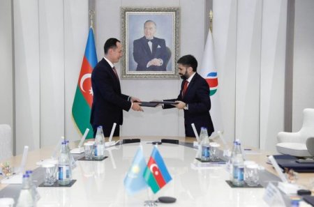 SOCAR ilə Qazaxıstanın “QazaqGaz” şirkəti arasında Anlaşma Memorandumu imzalanıb