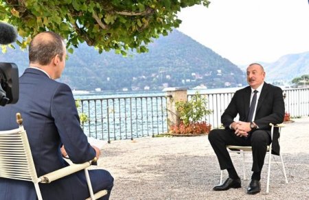 Azərbaycan Prezidenti Çernobbio şəhərində İtaliyanın “İl Sole 24 Ore” qəzetinə müsahibə verib 