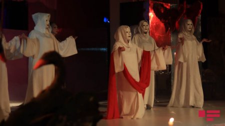 Tbilisidə Leyla Əliyevanın şeirləri əsasında hazırlanmış tamaşanın premyerası keçirilib - FOTO