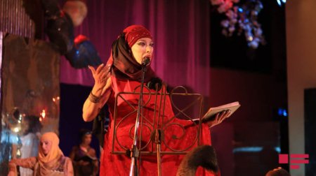 Tbilisidə Leyla Əliyevanın şeirləri əsasında hazırlanmış tamaşanın premyerası keçirilib - FOTO