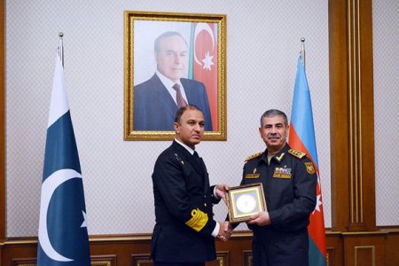 Zakir Həsənov pakistanlı admiralla görüşdü - FOTO