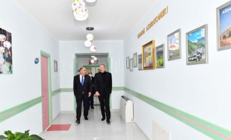 Heydər Əliyev Fondunun təşəbbüsü ilə Oğuzda inşa edilmiş uşaq bağçası istifadəyə verilib -YENİLƏNİB + FOTO