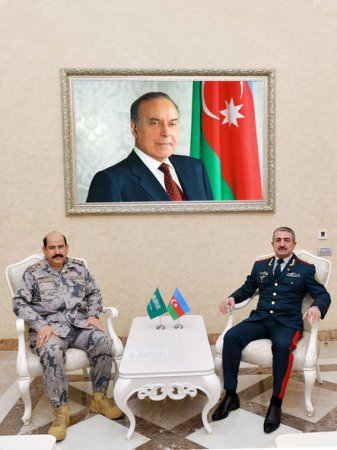 Səudiyyə Ərəbistanının Sərhəd Mühafizəsinin rəhbəri Azərbaycana gəlib - FOTO