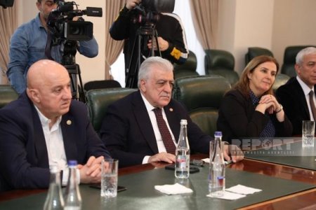 Qərbi Azərbaycan İcmasında Türkiyə parlamentinin deputatları ilə görüş keçirilib - FOTO