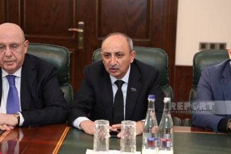 Qərbi Azərbaycan İcmasında Türkiyə parlamentinin deputatları ilə görüş keçirilib - FOTO