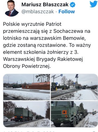 Varşava hava limanında “Patriot” raketləri quraşdırılacaq Varşava hava limanında “Patriot” raketləri quraşdırılacaq
