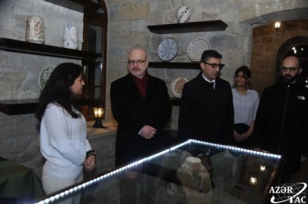  Latviya Prezidenti İçərişəhərdə olub - FOTO