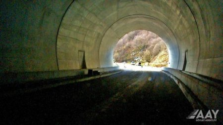 Azərbaycanın inşa edilməkdə olan ən uzun tunelindən yeni GÖRÜNTÜLƏR - FOTO