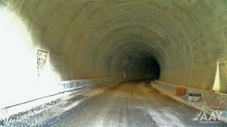 Azərbaycanın inşa edilməkdə olan ən uzun tunelindən yeni GÖRÜNTÜLƏR - FOTO