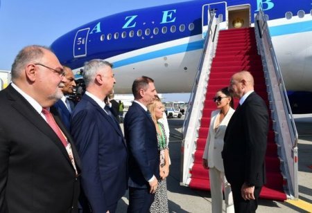 Prezident İlham Əliyev Macarıstana işgüzar səfərə gedib - FOTO Prezident İlham Əliyev Macarıstana işgüzar səfərə gedib - FOTO