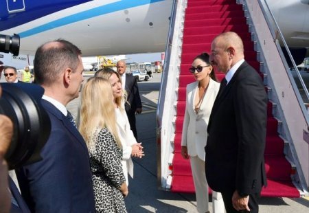 Prezident İlham Əliyev Macarıstana işgüzar səfərə gedib - FOTO Prezident İlham Əliyev Macarıstana işgüzar səfərə gedib - FOTO