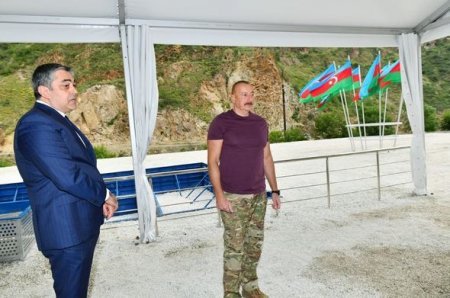 Kəlbəcərdə “İstisu” mineral su zavodunun təməli qoyulub 
