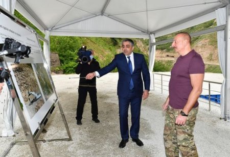 Kəlbəcərdə “İstisu” mineral su zavodunun təməli qoyulub 