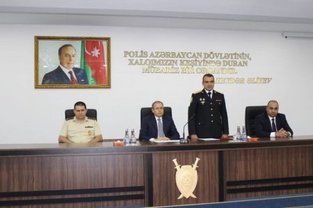 Səbail rayonunda Polis işçilərinin peşə bayramı qeyd edildi
