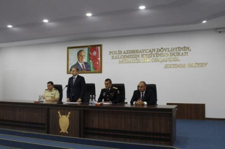 Səbail rayonunda Polis işçilərinin peşə bayramı qeyd edildi