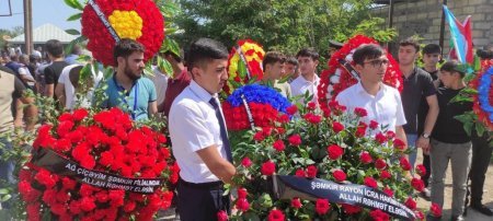 Şəhid Anar Kazımovun dəfni