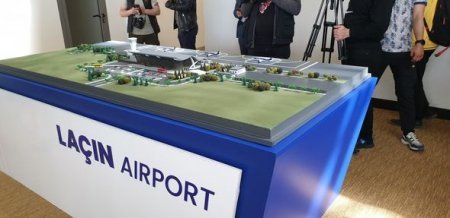Laçındakı Beynəlxalq Aeroportun maketinin görüntüləri yayılıb