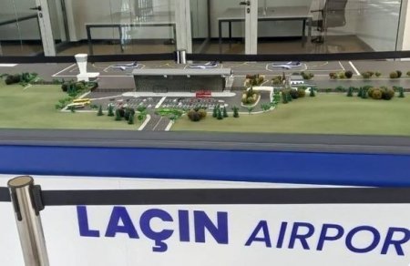 Laçındakı Beynəlxalq Aeroportun maketinin görüntüləri yayılıb