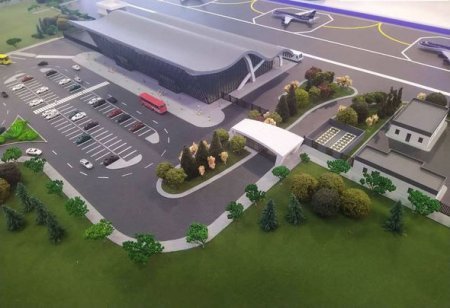 Laçındakı Beynəlxalq Aeroportun maketinin görüntüləri yayılıb