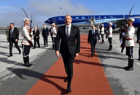 İlham Əliyev Bolqarıstanda rəsmi səfərdədir - FOTO