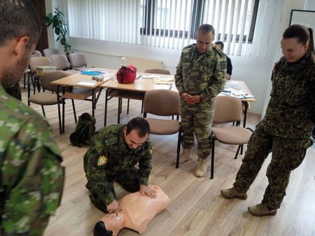 Hərbi qulluqçularımız NATO kursunda iştirak ediblər - FOTO