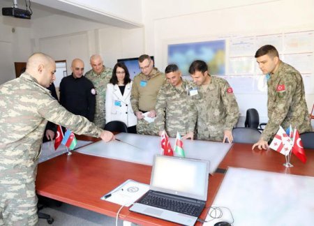 Türkiyə, Azərbaycan və Gürcüstan hərbçilərinin birgə təlimi başlayıb - FOTO