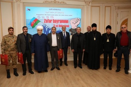 Azərbaycandakı dini konfessiya rəhbərləri Prezident İlham Əliyevi təbrik etdilər - FOTO