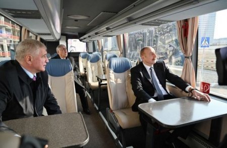 İlham Əliyev Ağ Şəhərdə təməlqoyma mərasimində iştirak edib - FOTO