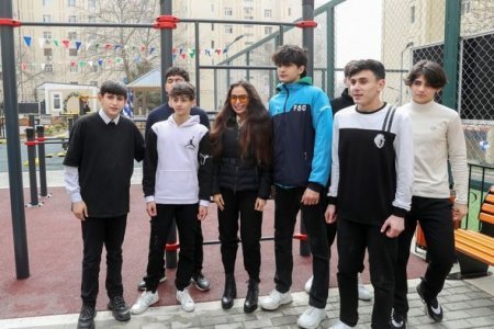 Leyla Əliyevanın iştirakı ilə növbəti “Bizim həyət”in açılışı olub - FOTO