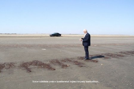 Kürün mənsəbində suyun səviyyəsi dənizdən 1,6 metr aşağı düşüb - FOTO