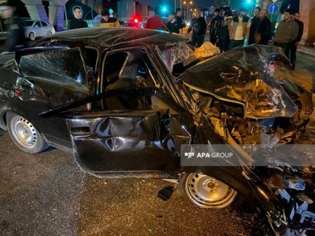 Bakıda “Lada Priora” yük avtomobilinə çırpılıb, ölən və yaralananlar var