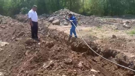 Laçın-Xankəndi yolunun başlanğıcındakı sərhəd-buraxılış məntəqəsinə su verildi - FOTO