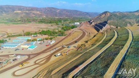 Xudafərin-Qubadlı-Laçın avtomobil yolunun tikintisi sürətlə davam etdirilir