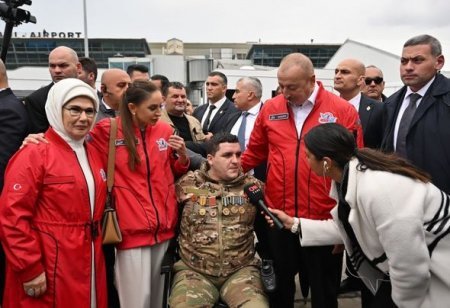 Azərbaycan və Türkiyə prezidentləri “CNN Türk”ün müxbirinin suallarını cavablandırıblar - FOTO