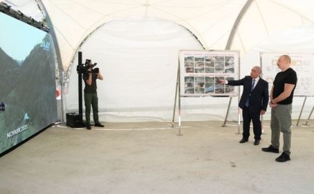 İlham Əliyev Kəlbəcər rayonuna səfər edib - FOTO