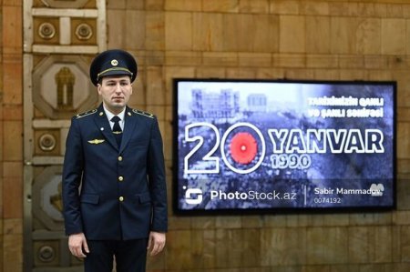 Bir gecədə adı dəyişdirilən, qərənfillərə qərq olunan metronun “20 Yanvar” stansiyası