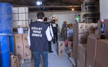 Bakıda saxta məhsulların kütləvi istehsalı ilə bağlı qanunsuz fəaliyyət aşkarlandı 