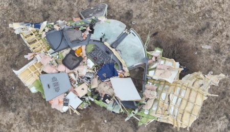 Qəzaya uğrayan təyyarəmizlə bağlı YENİ GÖRÜNTÜLƏR