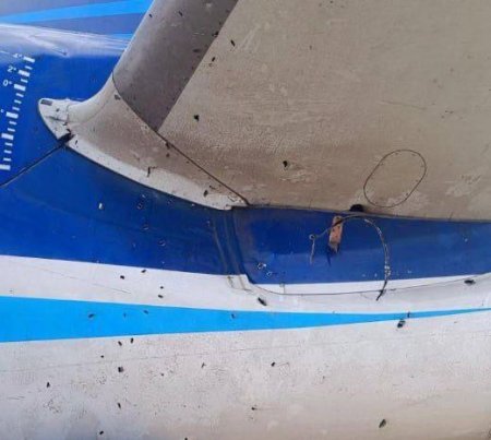 Qəzaya uğrayan təyyarəmizlə bağlı YENİ GÖRÜNTÜLƏR