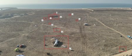 Qəzaya uğrayan təyyarəmizlə bağlı YENİ GÖRÜNTÜLƏR