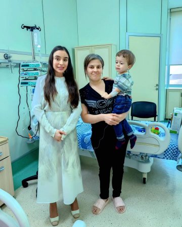 Leyla Əliyeva uşaqları ziyarət etdi- FOTOLAR