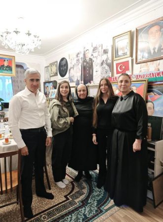Leyla Əliyeva və Arzu Əliyeva Polad Həşimovun evində olublarFOTO