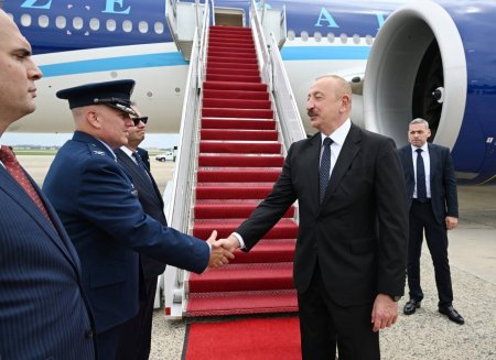 İlham Əliyev ABŞ-da işgüzar səfərdə - FOTOLAR