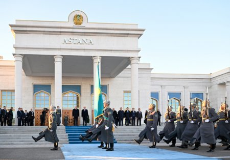 Prezident Qazaxıstandadır - FOTOLAR