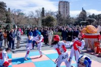Nərimanov rayonunda Novruz bayramı münasibətilə şənlik təşkil olunub